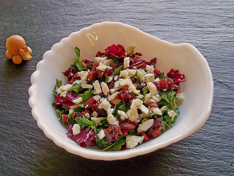 Radicchio - Salat mit Gorgonzola von mamirah24| Chefkoch
