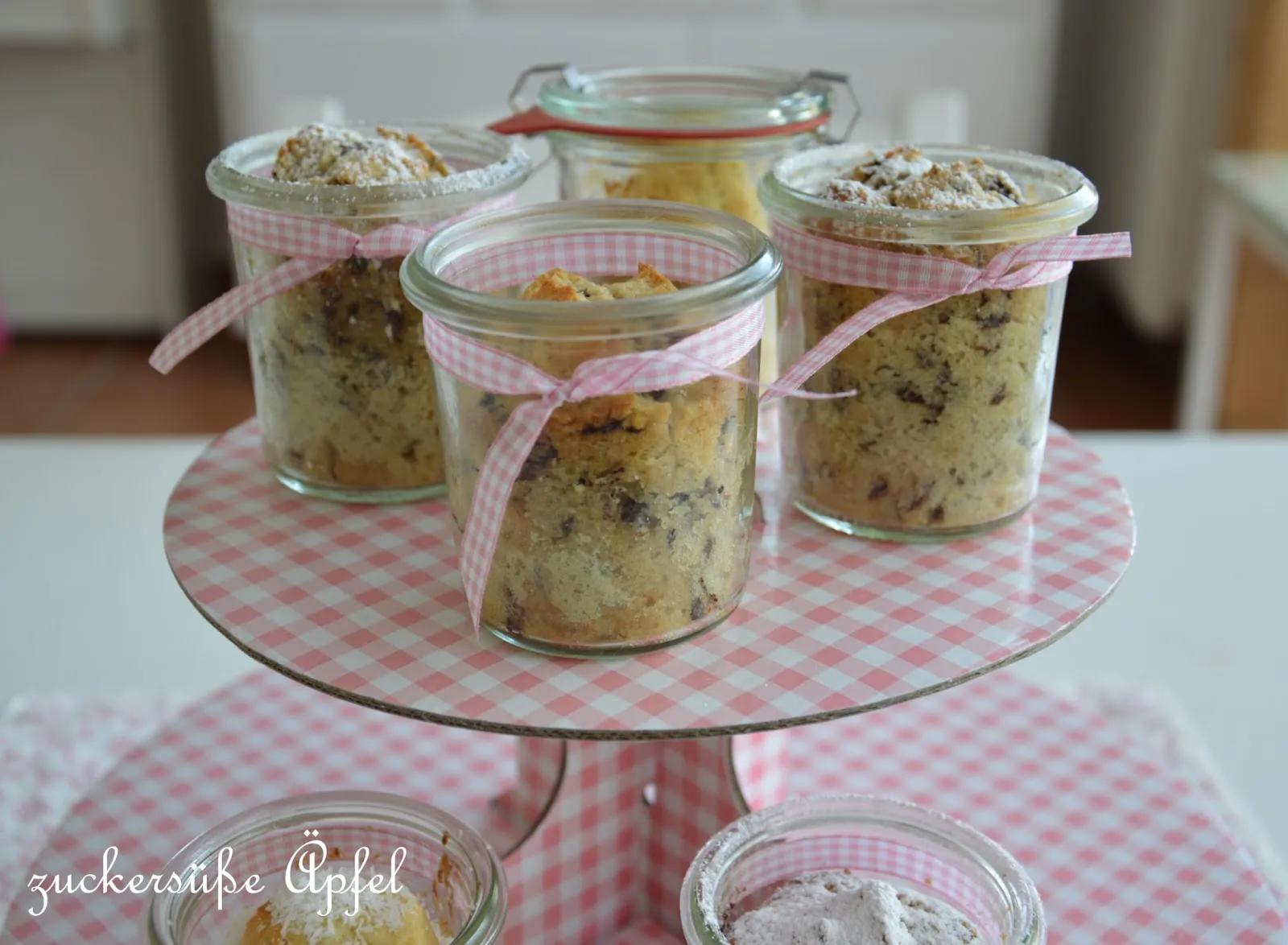 Süße Kuchen im Glas... | ♥Zuckersüße Äpfel - kreativer Familienblog♥