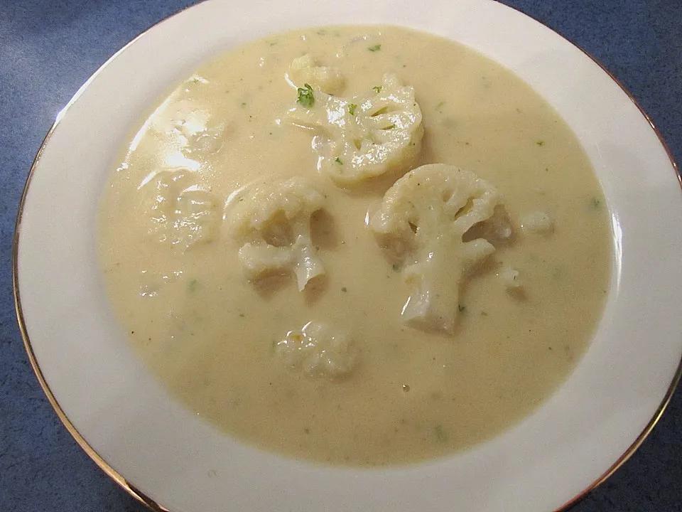 Blumenkohlsuppe (Rezept mit Bild) von Schokomaus01 | Chefkoch.de