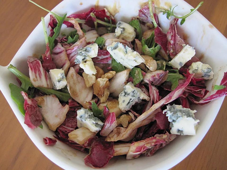 Radicchio - Salat mit Gorgonzola (Rezept mit Bild) | Chefkoch.de