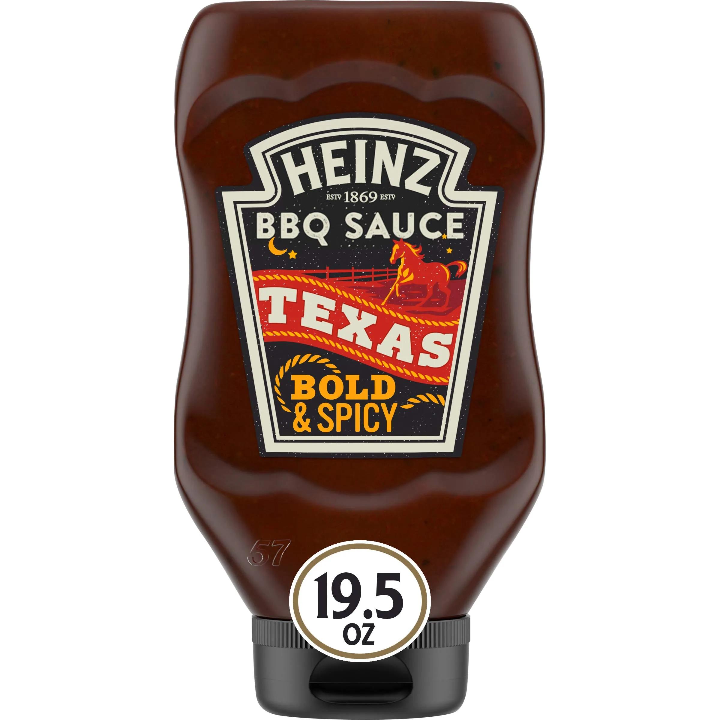 Buy Heinz Texas Style Bold &amp; Spicy BBQ Sauce (19.5 oz Bottles, Pack of ...
