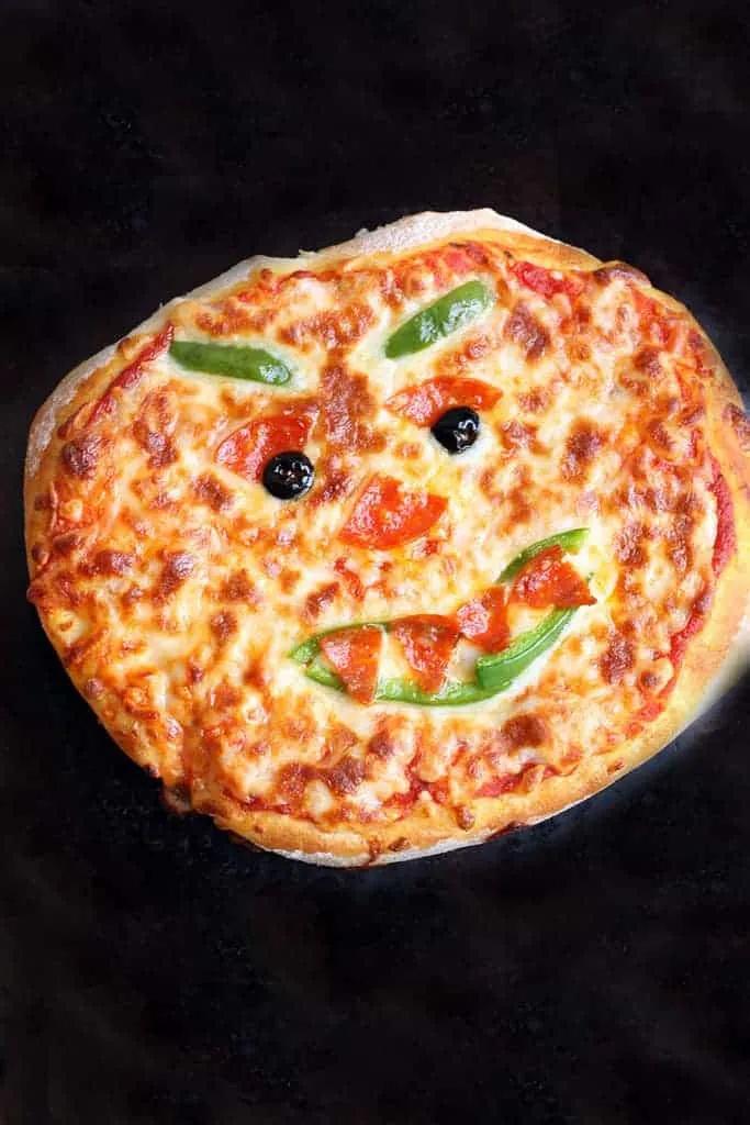 Mini Halloween Pizzas | - Tastes Better From Scratch