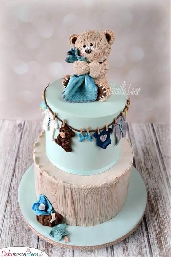 25 wundervolle Babyparty Torte Ideen - So dekoriert ihr die Torte