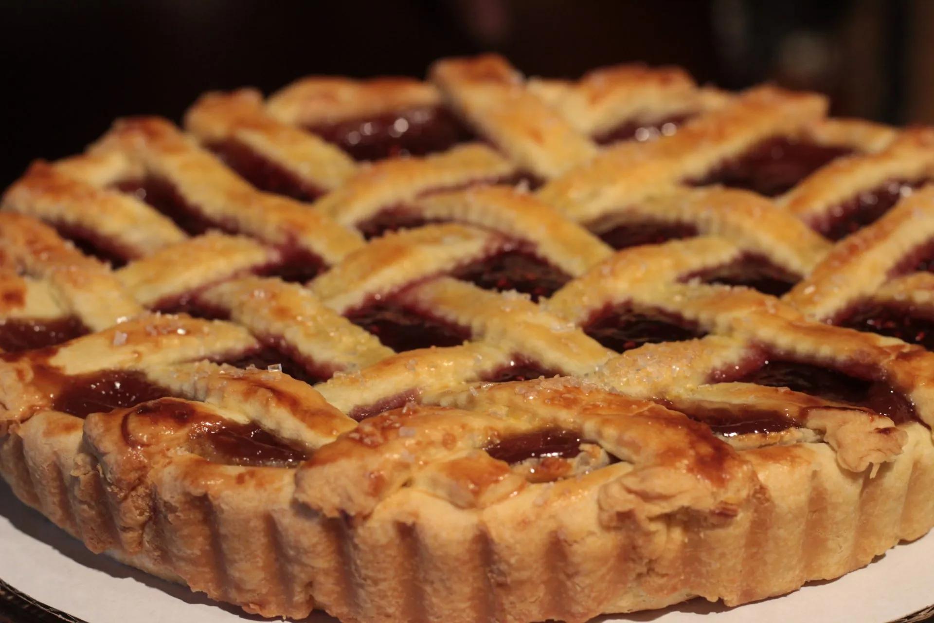 Linzer Torte with a Rich Tart Pastry - Lisa and Frances Cook