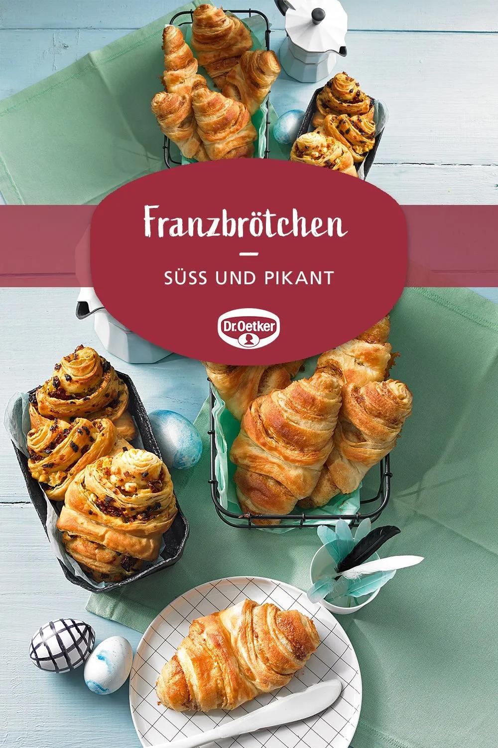 Süße und pikante Franzbrötchen | Rezept | Franzbrötchen, Kochrezepte ...