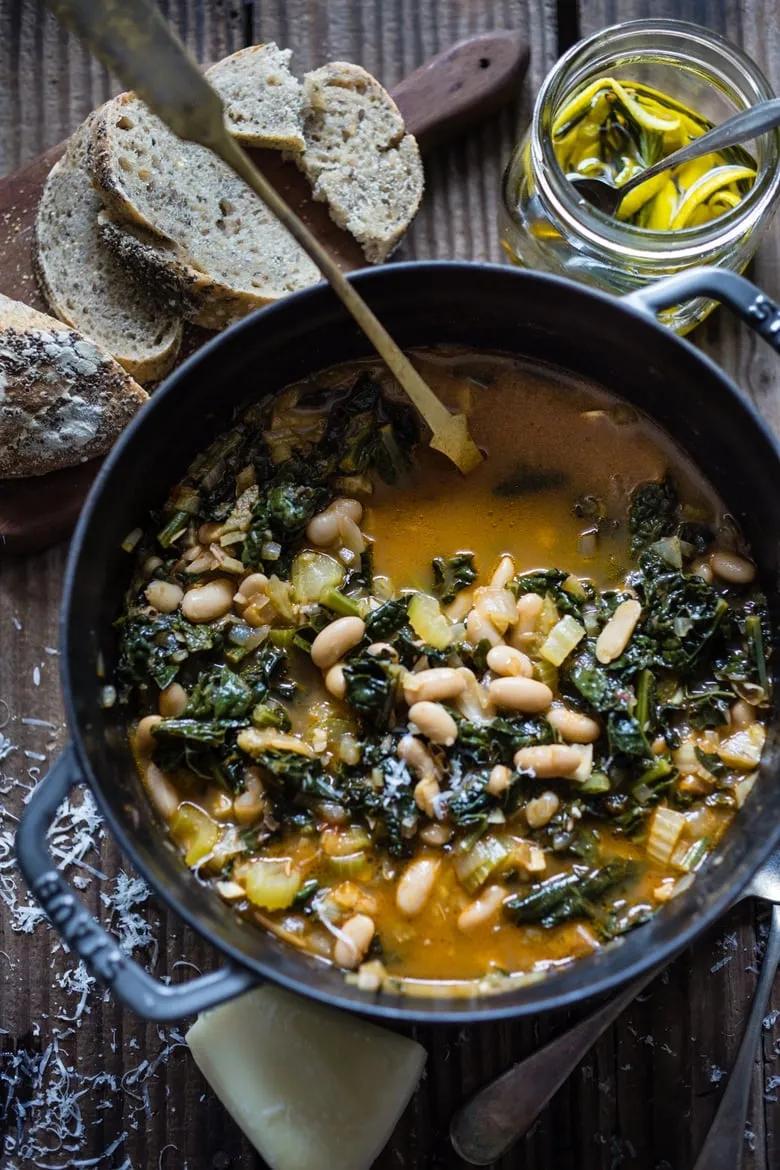 Ribollita! (Tuscan White Bean Soup) - Feasting At Home