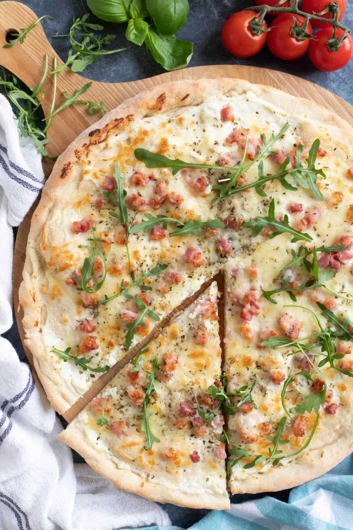 Best Pizza Bianca (White Pizza) - Effortless Foodie