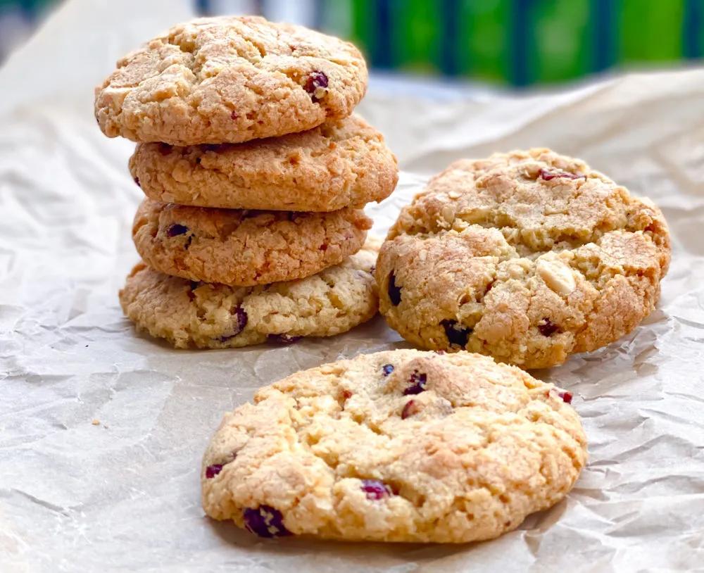 Cookies mit Cranberries und weißer Schokolade | Backen gegen Budenkoller