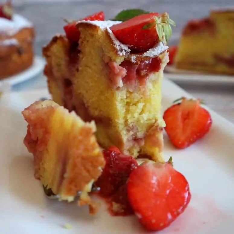 Schneller Erdbeerkuchen aus Rührteig – Rezept für sommerlichen Kuchen