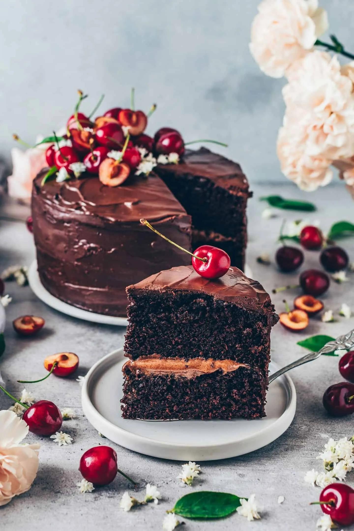 Veganer Schokoladenkuchen (Das beste Rezept) - Bianca Zapatka | Rezepte