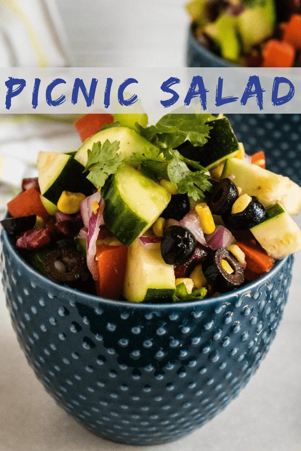 Picnic Salad — Quick and Easy Salad Recipe - All She Cooks