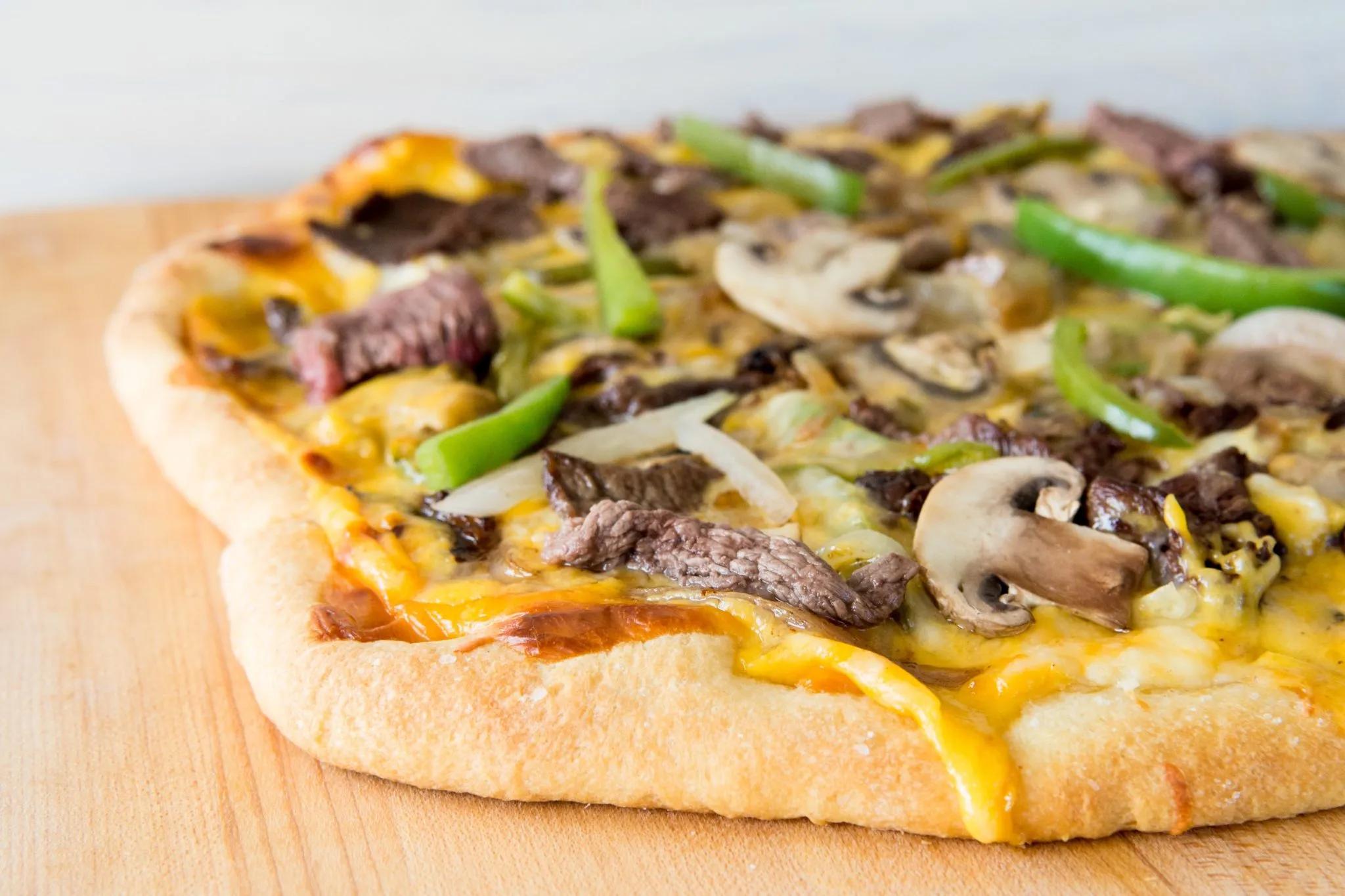 Easy Philly Cheese Steak Pizza Recipe | Beef Pizza Recipes