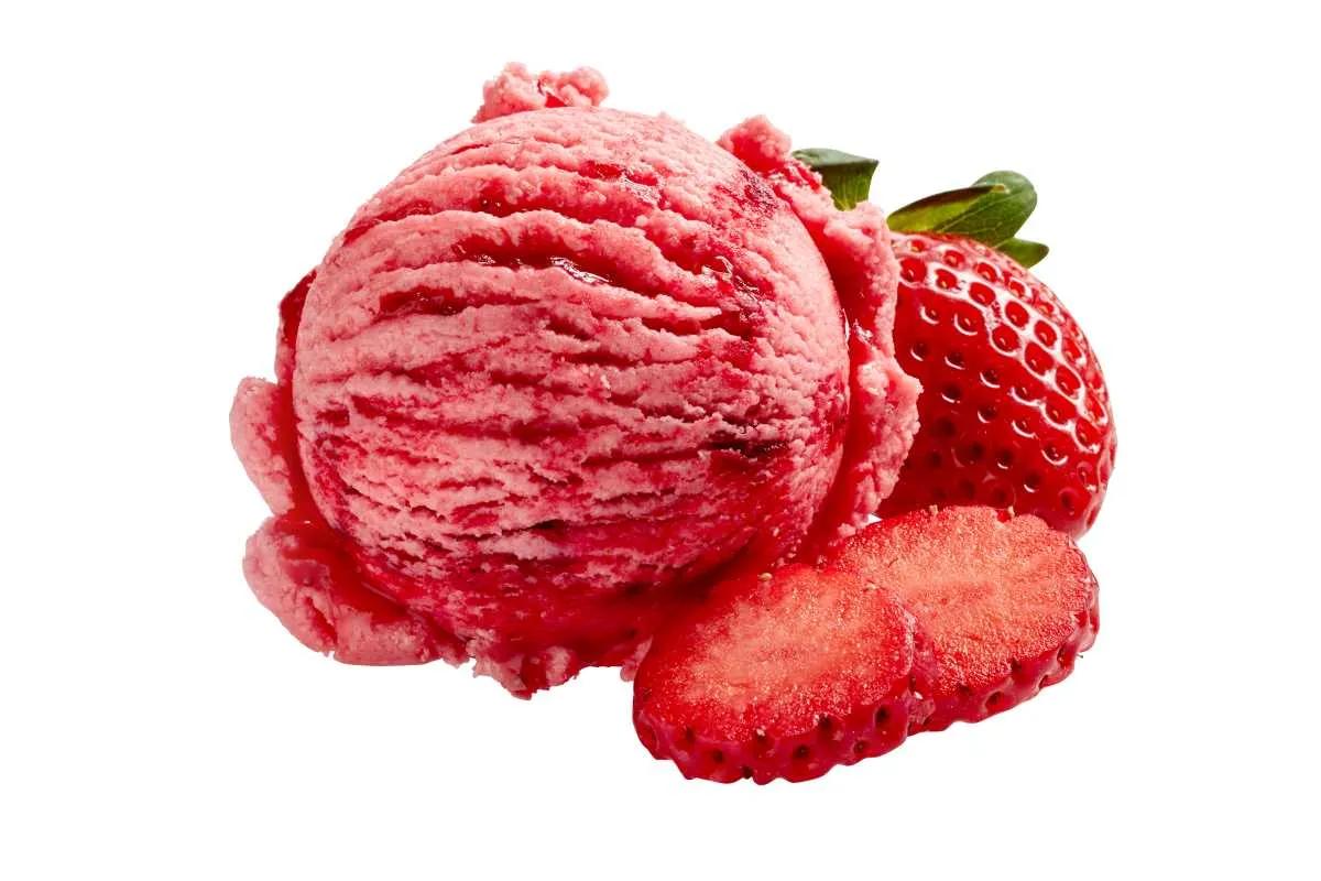 Erdbeer Fruchteis | Speiseeis Eis für Eisdielen