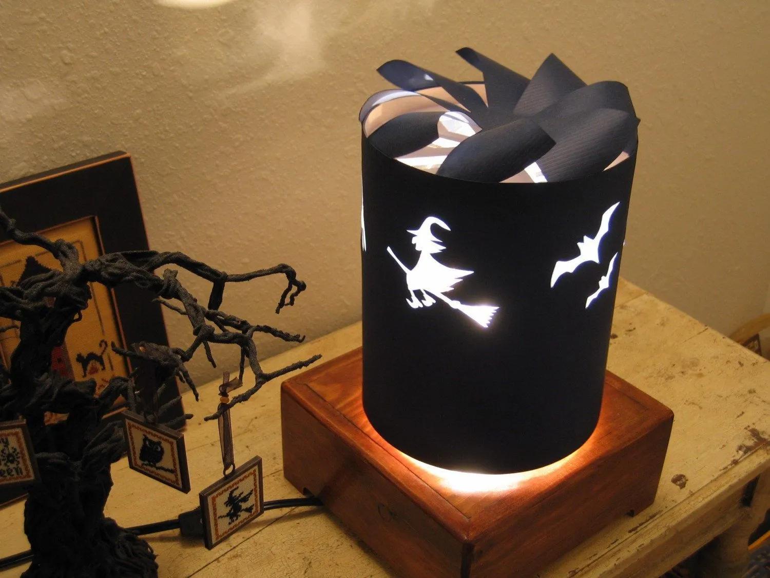 Spinning Lamp Shade Halloween | Etsy | Diy lamp shade, Diy lamp, Lamp shade