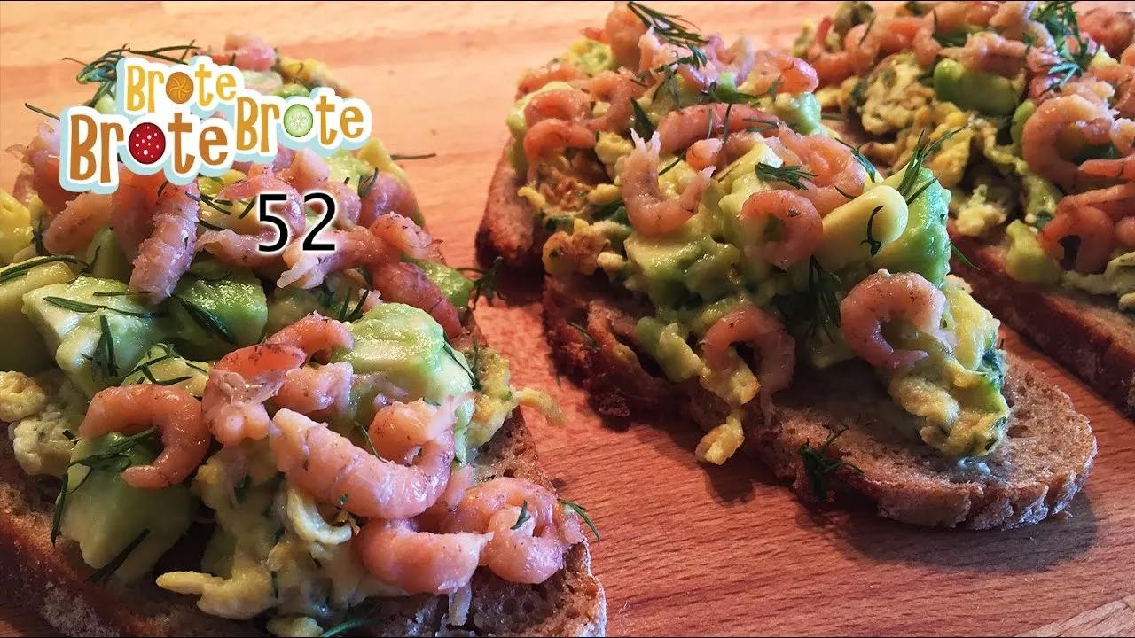 Krabben-Rührei-Brot mit Avocado - Folge 052 - YouTube