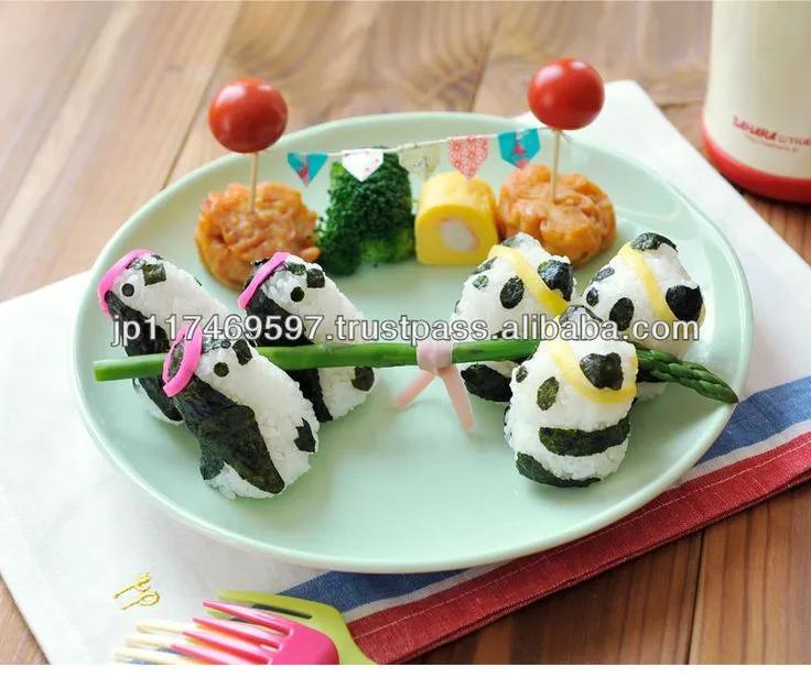 kitchenware tools bento panda onigiri cute lunch for kids bento box ...