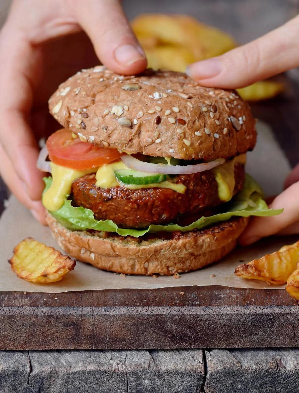 Bester Bohnenburger | einfaches und veganes Rezept Elavegan Theresia ...