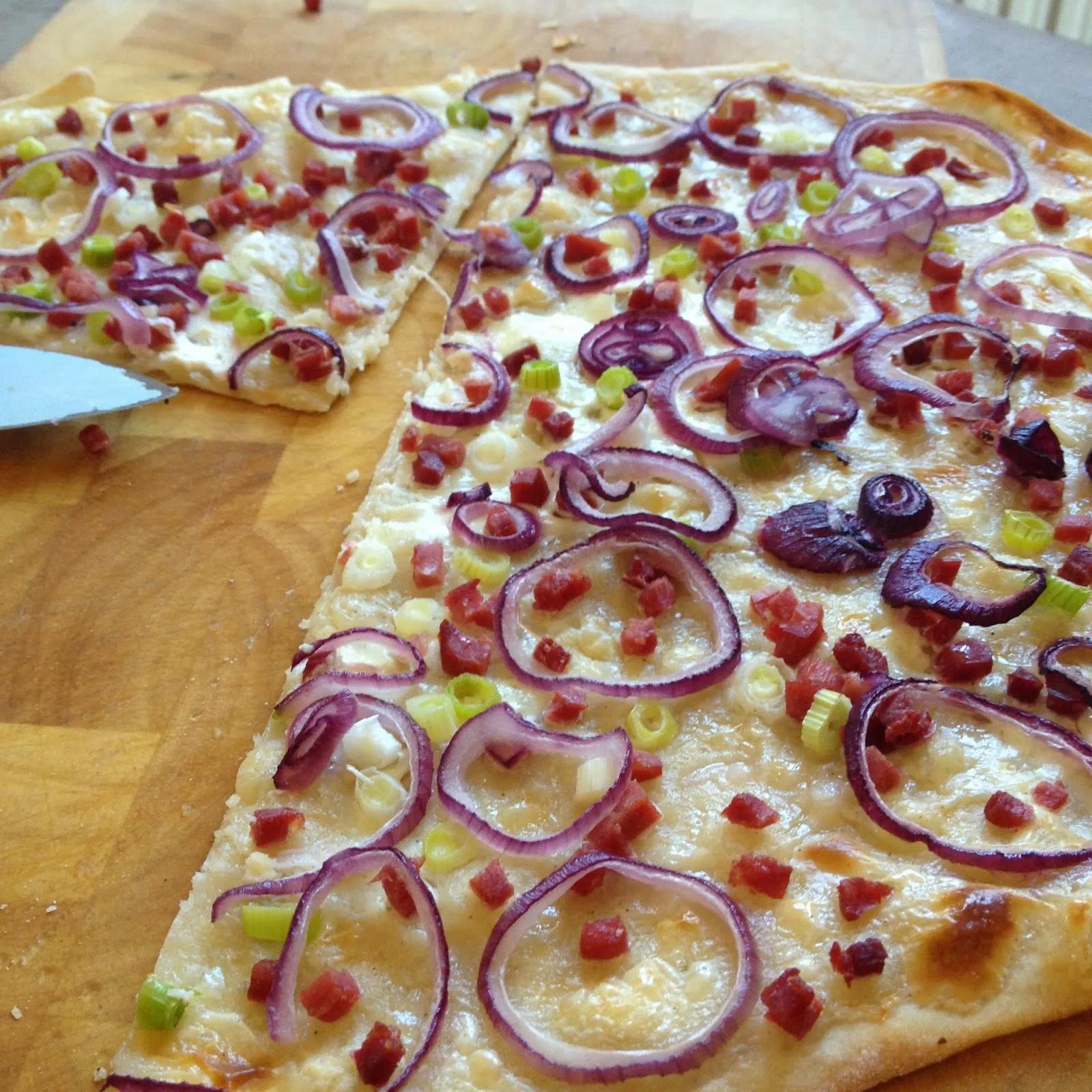 Kleines Leckermaul: Flammkuchen