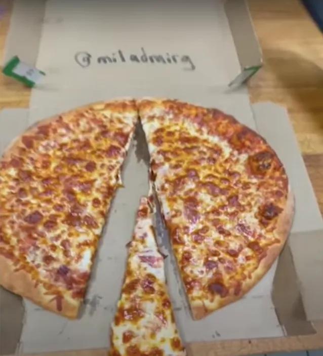 Disturbing pizza hack may explain why your takeaway looks so small