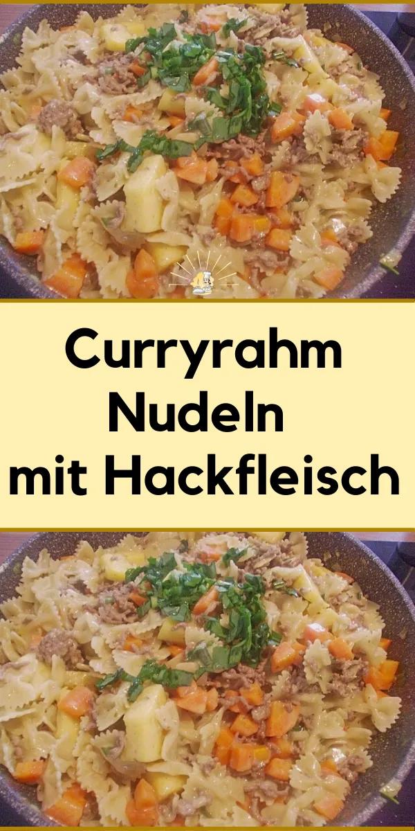 Curryrahm Nudeln mit Hackfleisch Curry, Chana Masala, Pasta, Cooking ...