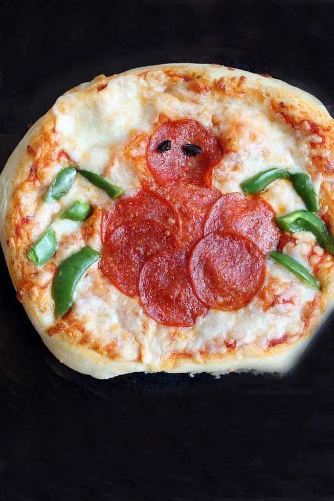 Mini Halloween Pizzas - Tastes Better From Scratch