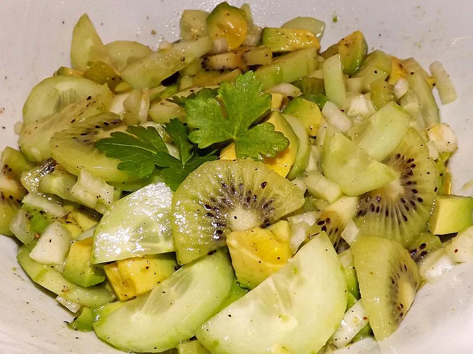 Gurken-Kiwi-Salat von schoferle | Chefkoch.de