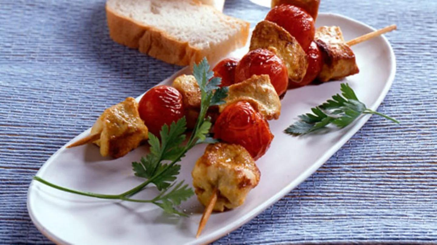 Chicken-Kebabs Rezept - [ESSEN UND TRINKEN]