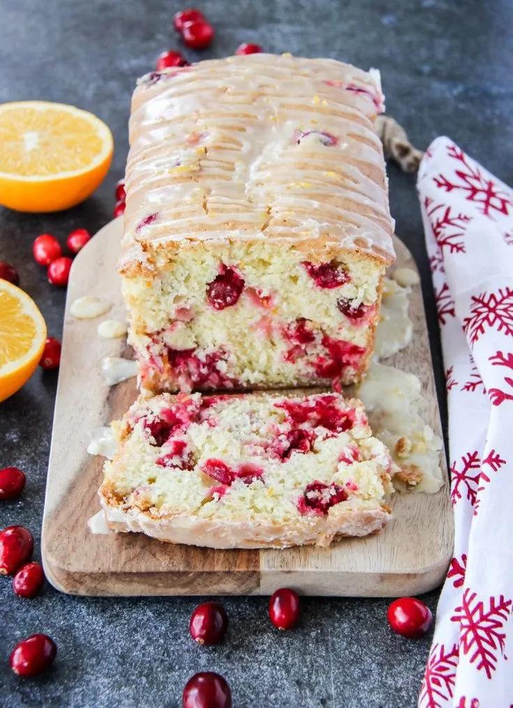 This Cranberry Orange Loaf is a delicious and festive holiday bread ...