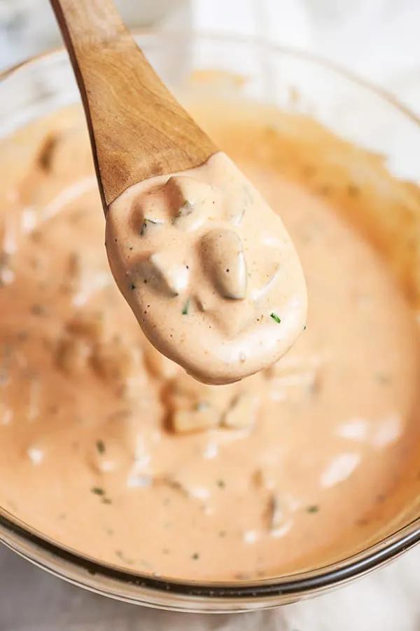 Spicy Thousand Island Dressing | The Rustic Foodie®