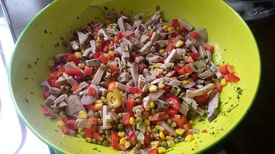 Salat mit Schweinebraten von Pepi | Chefkoch.de