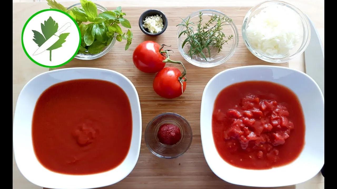 Tomatensoße selber machen - mit oder ohne Stückchen? - YouTube
