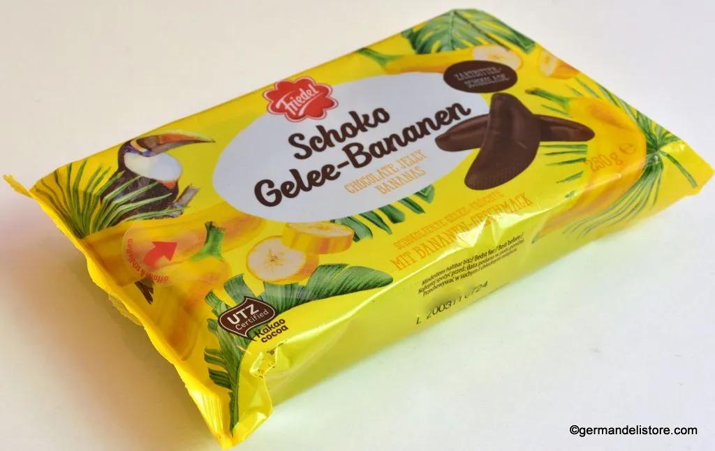 &amp;quot;Friedel Schoko Gelee Bananen - Chocolate Jelly Bananas&amp;quot; are banana ...
