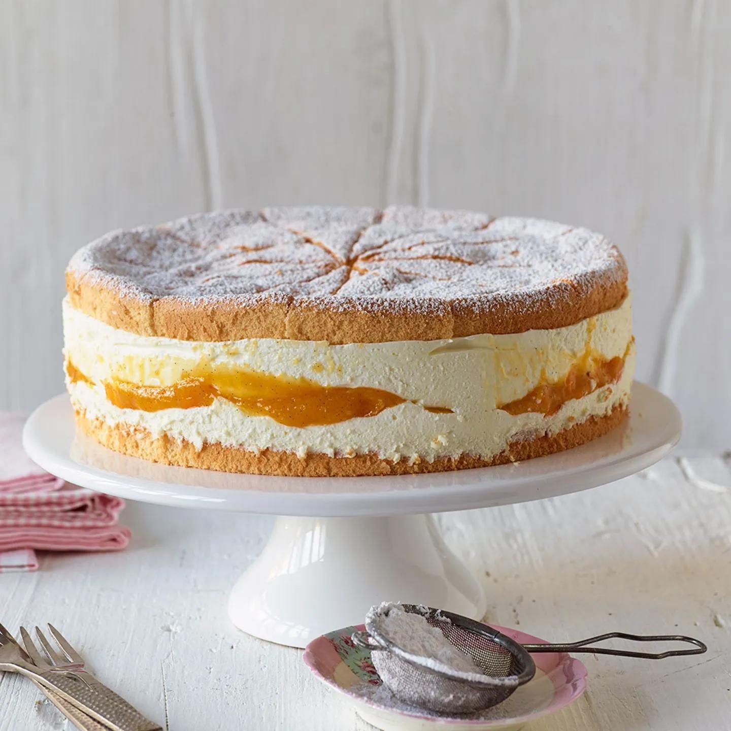 Käse-Sahne-Torte mit Mango - [ESSEN UND TRINKEN]