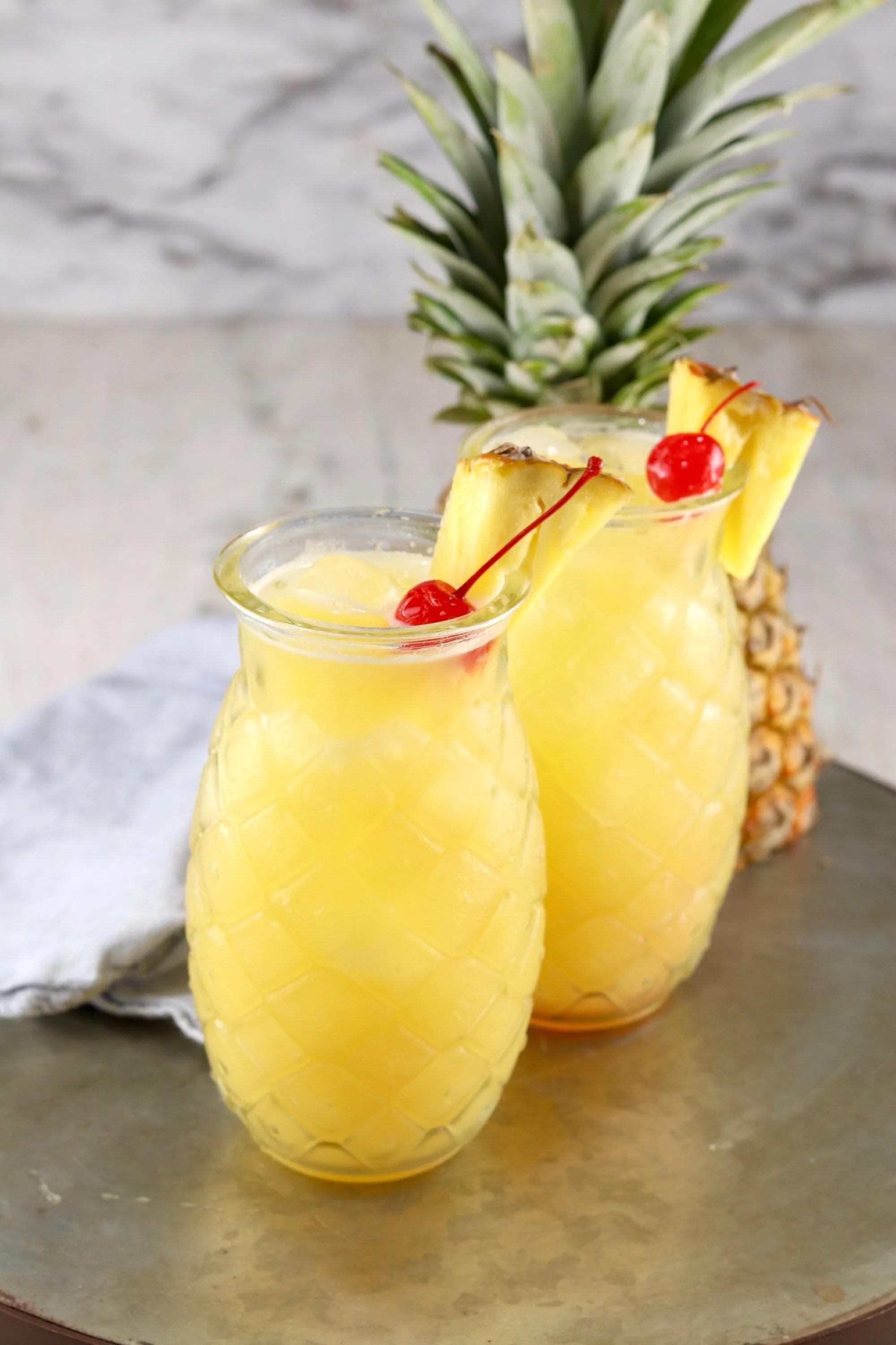Pineapple Fuzzy Navel is a super simple and delicious party cocktail! I ...