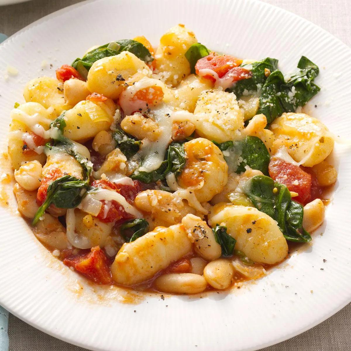 Gnocchi with White Beans Recipe | Taste of Home