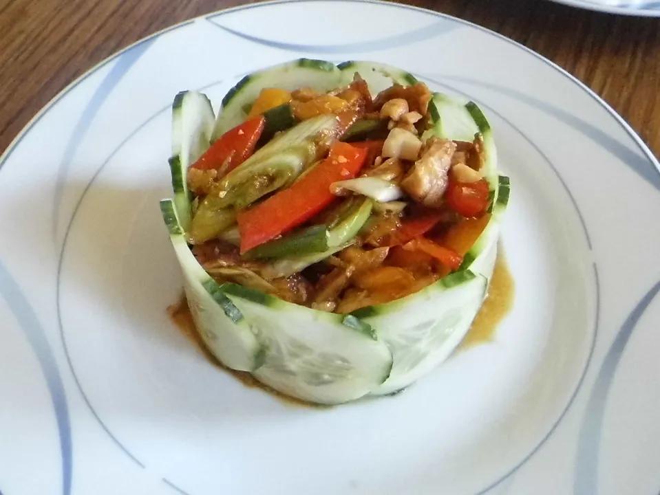 Hähnchensalat Satay — Rezepte Suchen