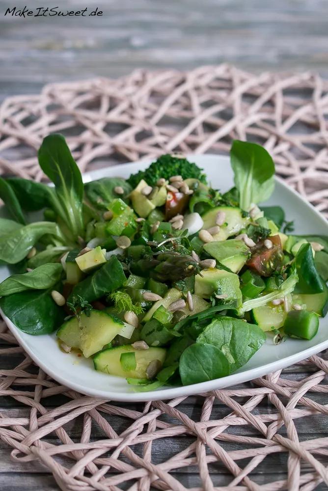 Gemischter grüner Salat mit Unsere Heimat – Echt &amp; Gut von EDEKA {Werbung}