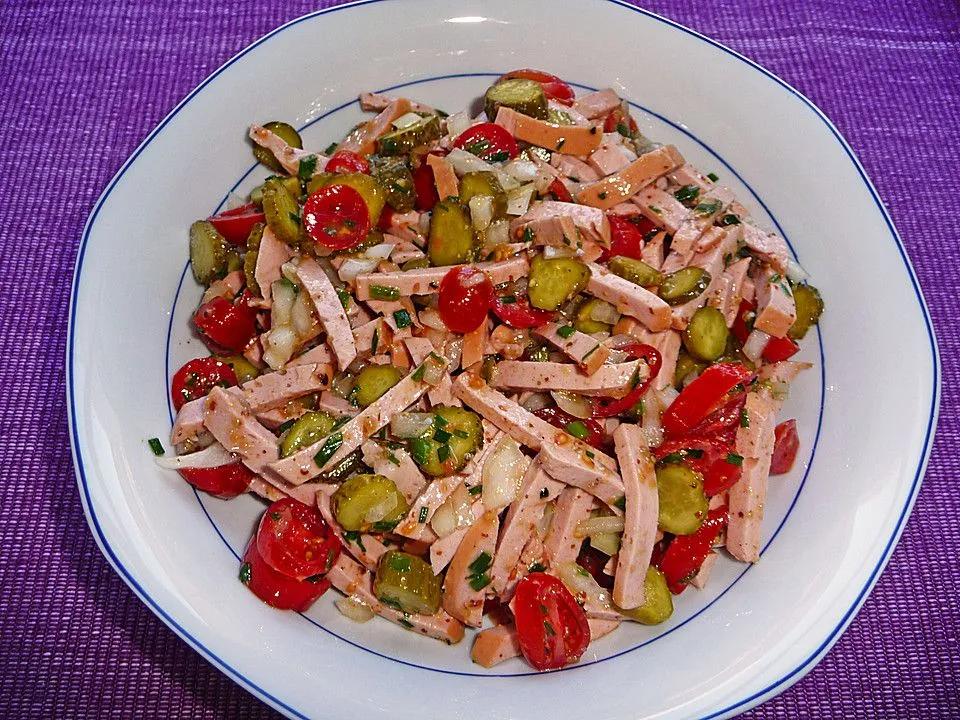 Bayrischer Wurstsalat, ein sehr leckeres Rezept aus der Kategorie ...