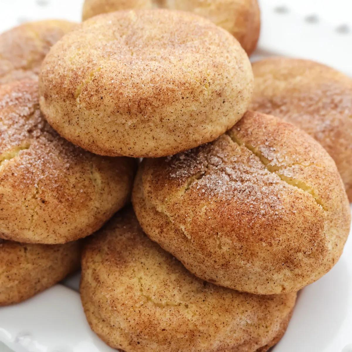 The Best Snickerdoodle Cookie Recipe - Two Sisters