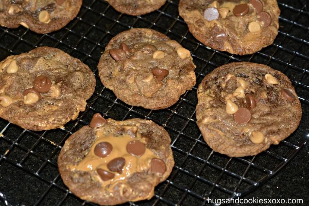 Double Chocolate Peanut Butter Cookies! - Hugs and Cookies XOXO
