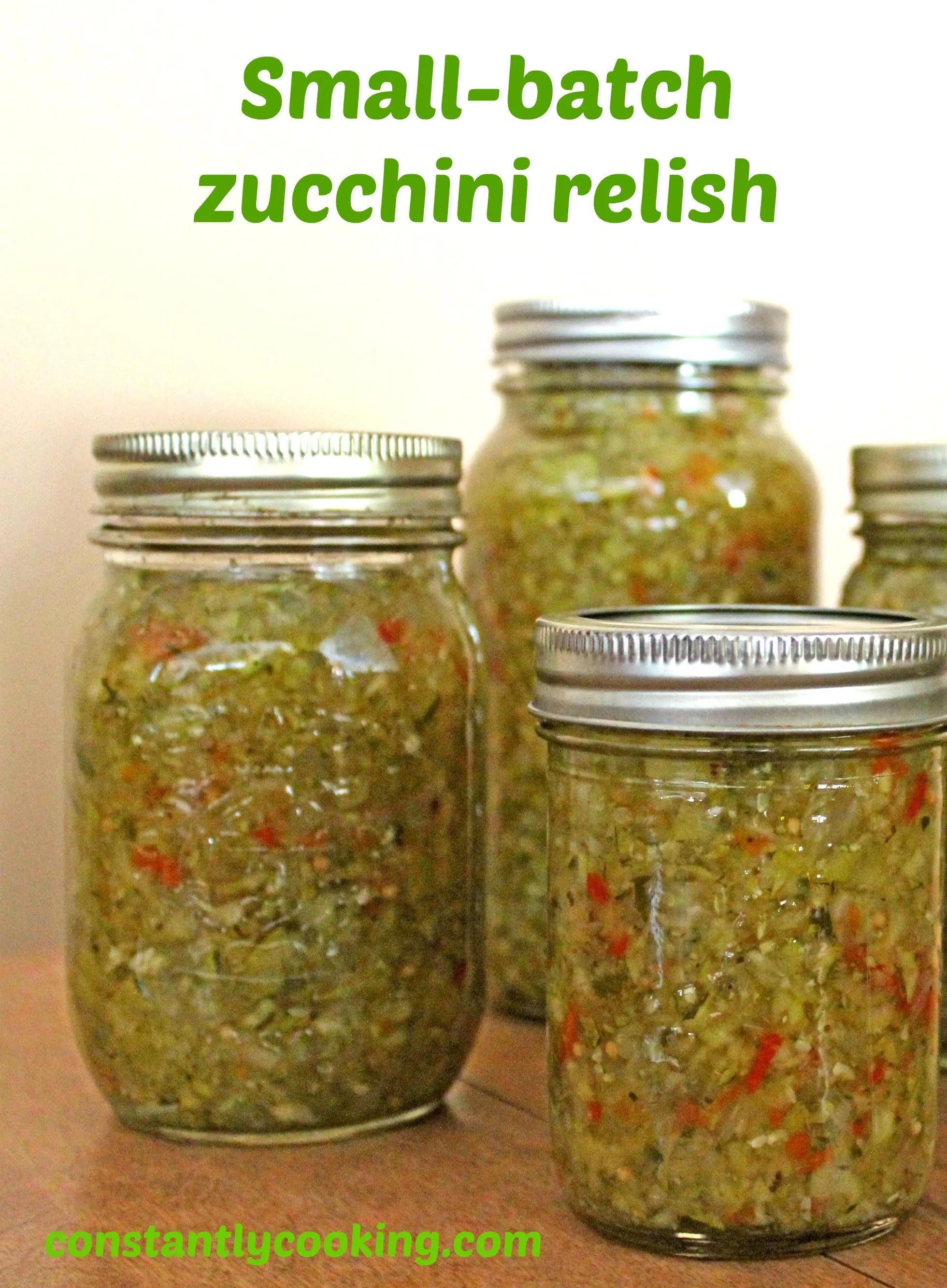 Small batch zucchini relish | Zucchini relish, Zucchini relish recipes ...