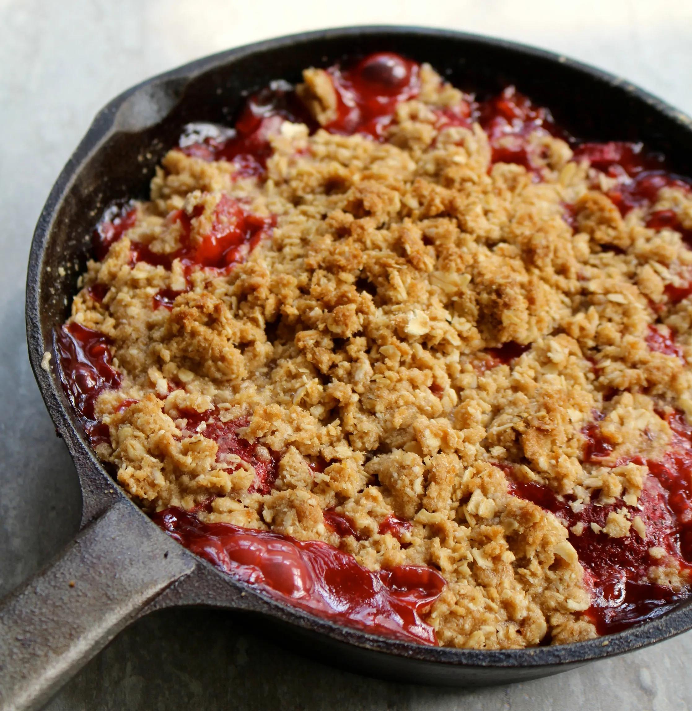 Raspberry Rhubarb Crisp – The Best of Bridge