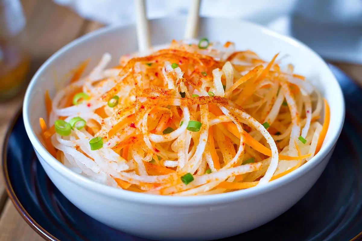 Carrot and Daikon Noodle Salad Recipe — Eatwell101