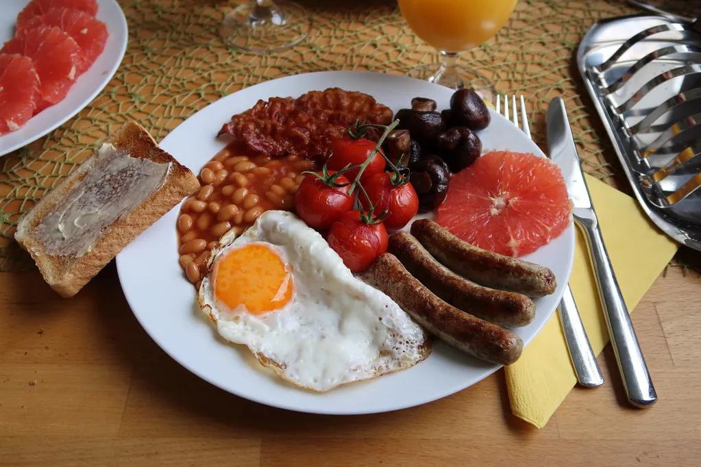 Englisches Frühstück (mein 1. Teller) | Gourmandise | Flickr