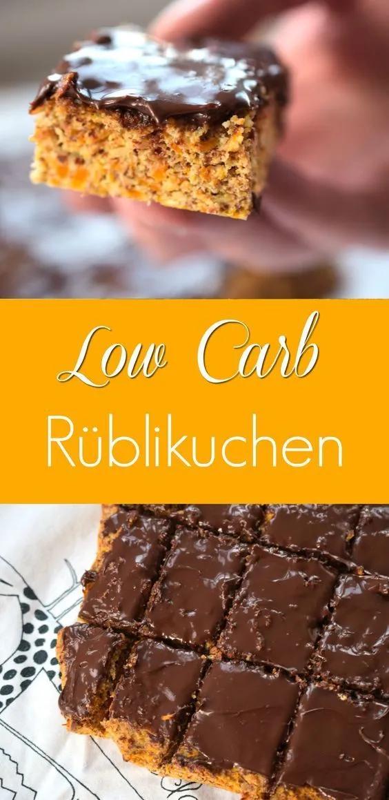 Low Carb Rüblikuchen | Rezept | Backen mit stevia, Low carb kuchen ...