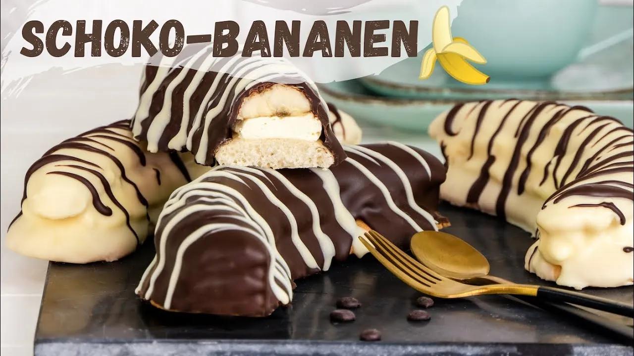 Schoko-Bananen 🍌 | Bananen-Schnitten | so lecker &amp; unwiderstehlich ...
