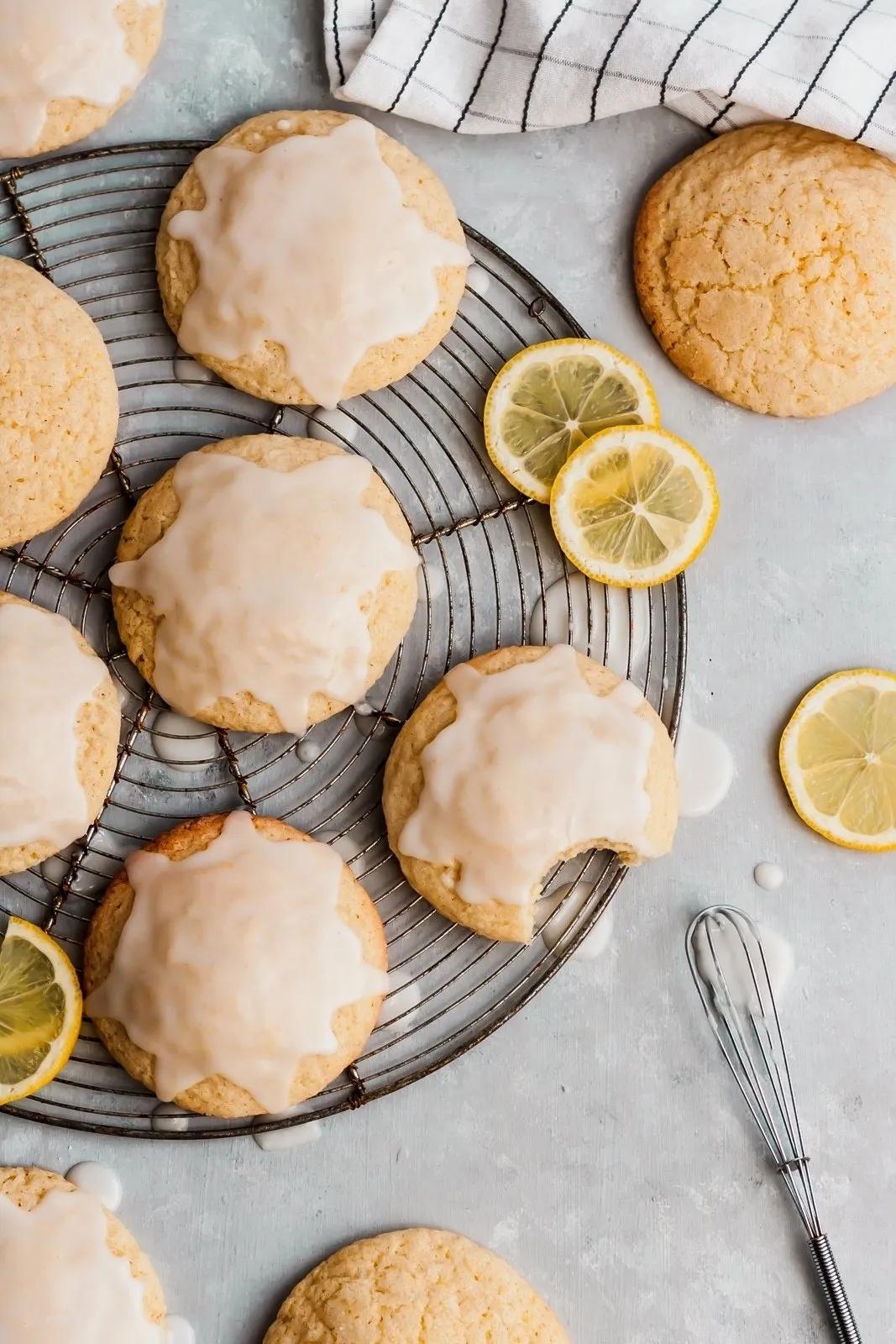 Lemon Cookies with Lovely Lemon Glaze | Ambitious Kitchen