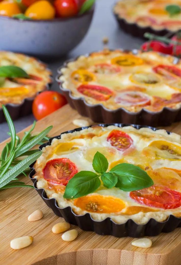 Tomaten-Mozzarella Tartelettes - herzhaft lecker ⋆ Kochen für Kinder ...