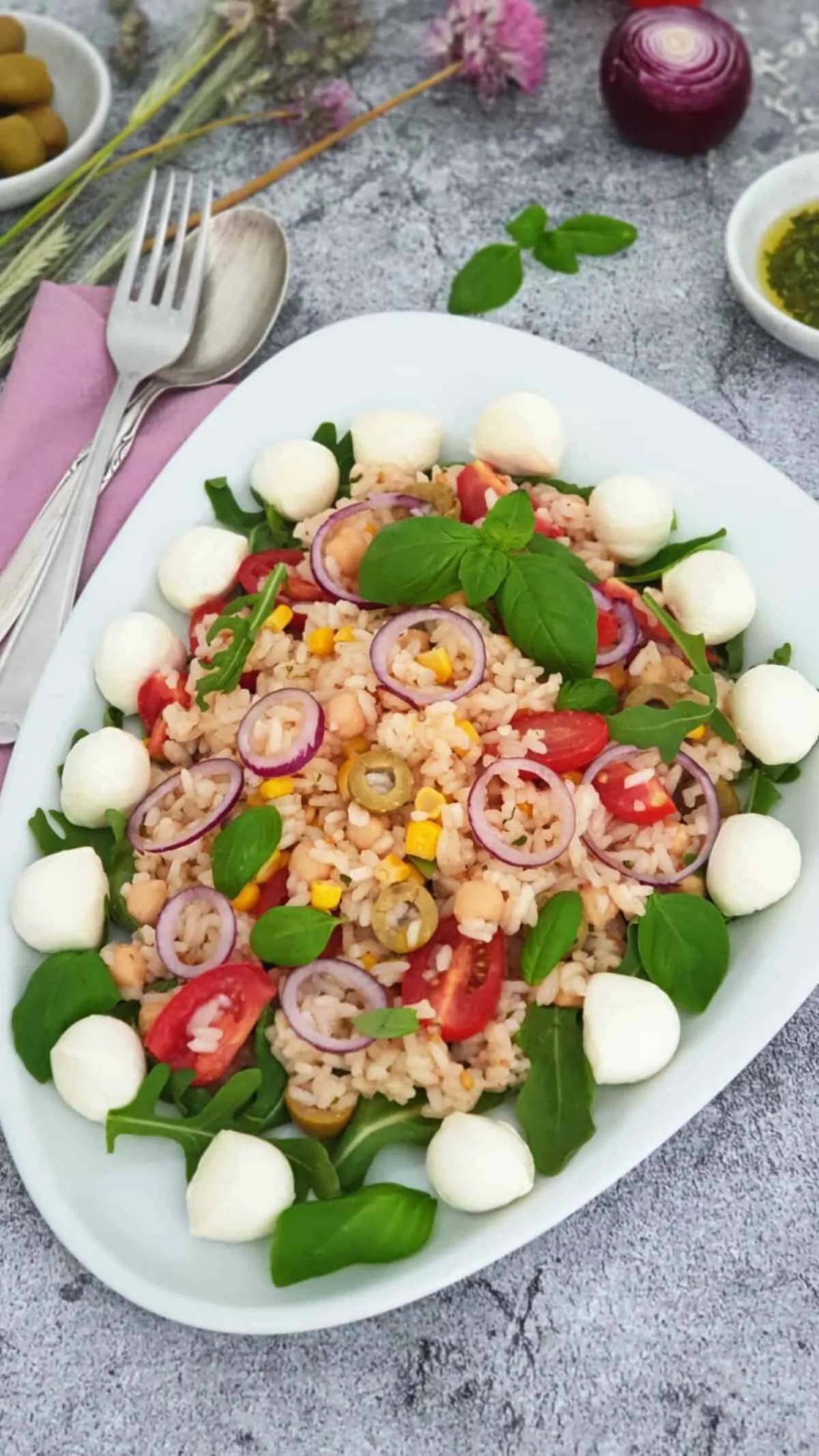 Italienischer Reis-Salat - Lydiasfoodblog