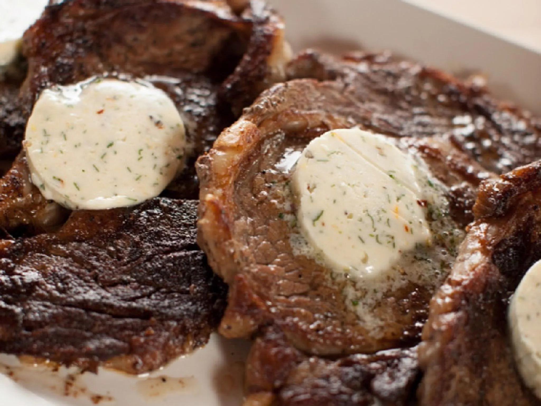 Rib Eye Steaks with Cowboy Butter | Recipe | Food network recipes ...